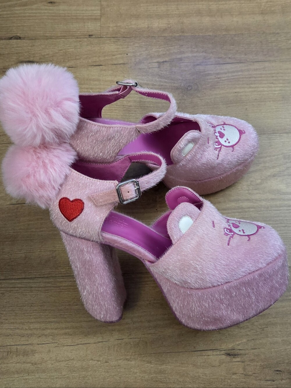 Dolls Kill x Care Bears Ball Of Fluff Platforms - Picture 5 of 12